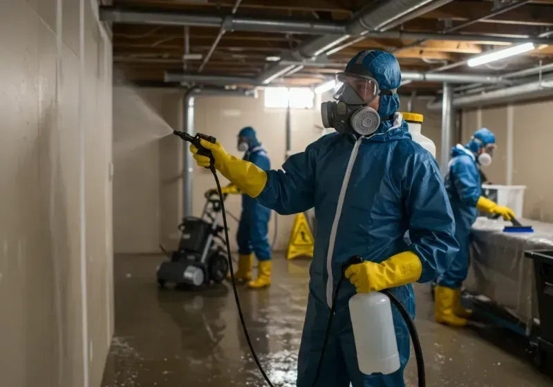 Basement Sanitization and Antimicrobial Treatment process in Saint Paul, TX